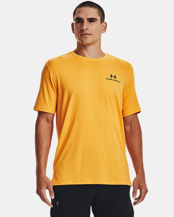 Men's UA RUSH™ Energy Short Sleeve, Yellow, pdpMainDesktop image number 0